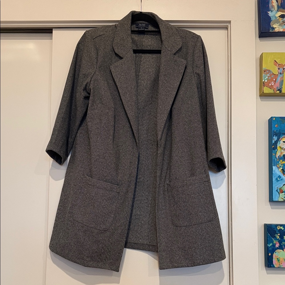 Charcoal Gray Women's Blazer